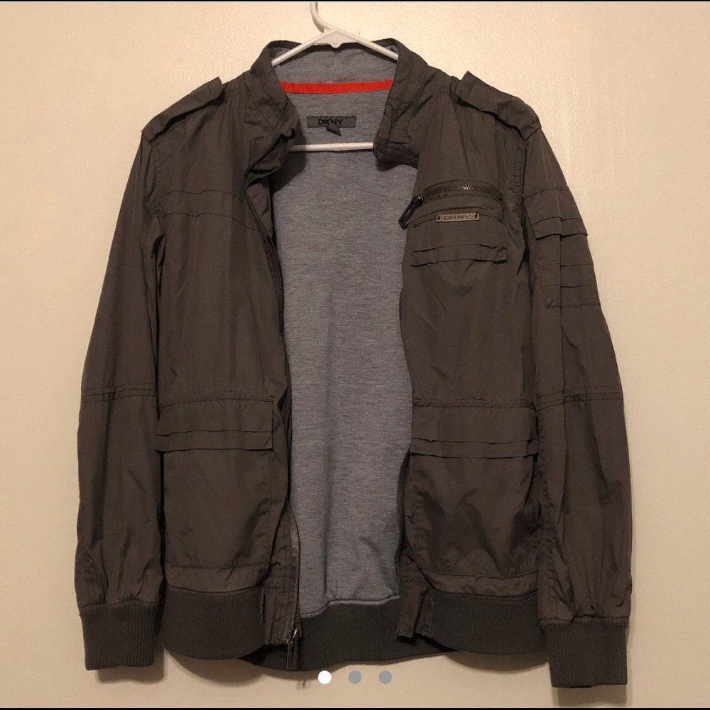 Dkny polyester zip jacket